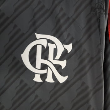 Jaqueta Corta-Vento Flamengo 23/24 - Preto/vermelho/branco