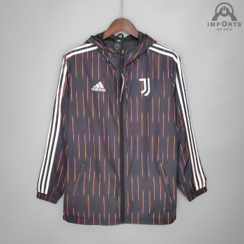 Jaqueta Corta-Vento Juventus 21/22 - Preto