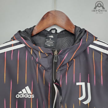 Jaqueta Corta-Vento Juventus 21/22 - Preto