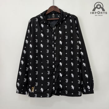 Jaqueta Corta-Vento Juventus 23/24 - Preto/branco