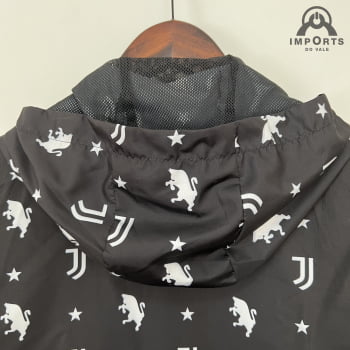 Jaqueta Corta-Vento Juventus 23/24 - Preto/branco