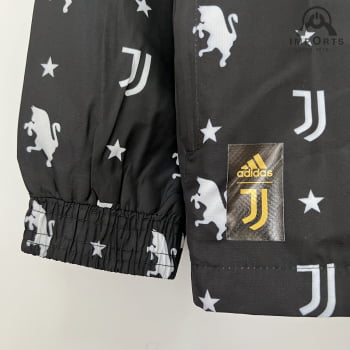Jaqueta Corta-Vento Juventus 23/24 - Preto/branco