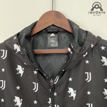 Jaqueta Corta-Vento Juventus 23/24 - Preto/branco