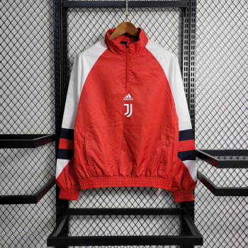 Jaqueta Corta-Vento Juventus 23/24 - Vermelho/branco