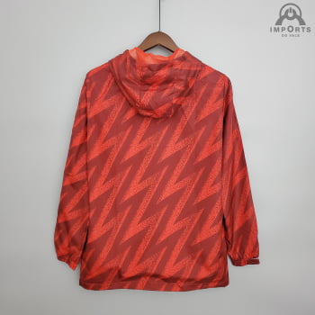Jaqueta Corta-Vento Manchester United 21/22 - Vermelho