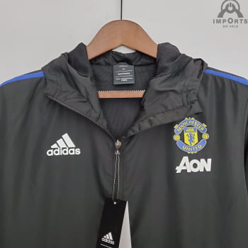 Jaqueta Corta-Vento Manchester United 22/23 - Preto