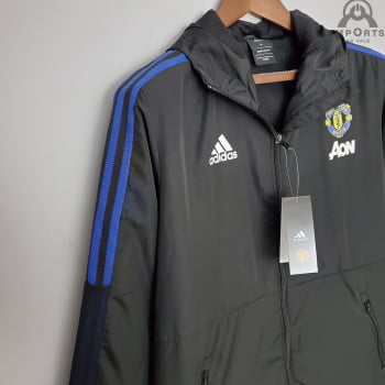 Jaqueta Corta-Vento Manchester United 22/23 - Preto