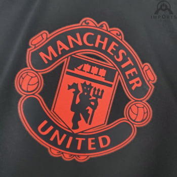 Jaqueta Corta-Vento Manchester United 22/23 - Preto/azul