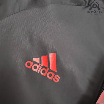 Jaqueta Corta-Vento Real Madrid 20/21 - Preto/branco/vermelho