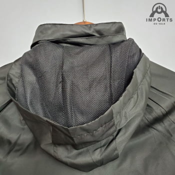 Jaqueta Corta-Vento Real Madrid 20/21 - Preto/branco/vermelho