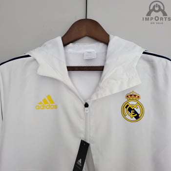 Jaqueta Corta-Vento Real Madrid 22/23 - Branco