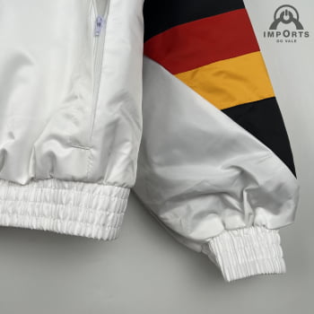 Jaqueta Corta-Vento Real Madrid 23/24 - Branco/preto/vermelho