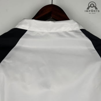 Jaqueta Corta-Vento Real Madrid 23/24 - Branco/preto/vermelho