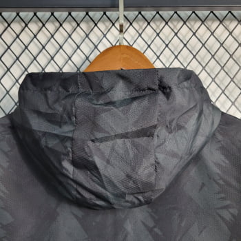 Jaqueta Corta-Vento Real Madrid 23/24 - Preto Camuflado
