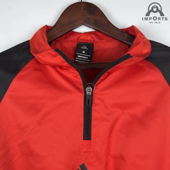 Jaqueta Corta-Vento Real Madrid 23/24 - Vermelho/preto