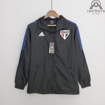 Jaqueta Corta-Vento São Paulo 22/23 - Preto