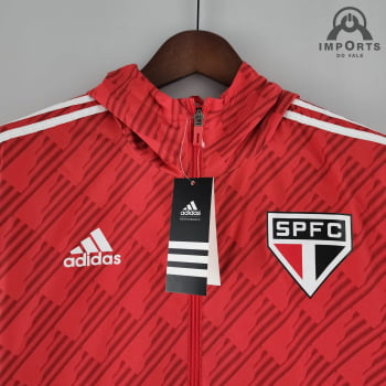 Corta-Vento São Paulo 22/23 - Vermelho/branco