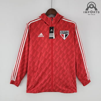 Corta-Vento São Paulo 22/23 - Vermelho/branco
