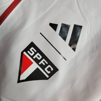 Jaqueta Corta-Vento São Paulo 23/24 - Branco/vermelho reversível