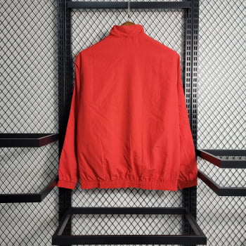 Jaqueta Corta-Vento São Paulo 23/24 - Branco/vermelho reversível