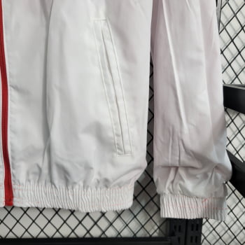Jaqueta Corta-Vento São Paulo 23/24 - Branco/vermelho reversível