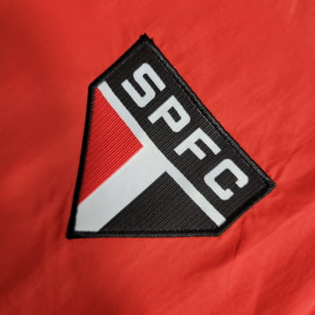 Jaqueta Corta-Vento São Paulo 23/24 - Branco/vermelho reversível