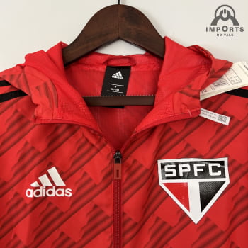 Corta-Vento São Paulo 23/24 - Vermelho/Chumbo