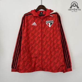 Corta-Vento São Paulo 23/24 - Vermelho/Chumbo