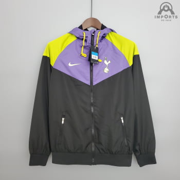 Jaqueta Corta-Vento Tottenham 21/22 - Amarelo/lilás
