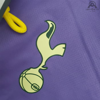 Jaqueta Corta-Vento Tottenham 21/22 - Amarelo/lilás