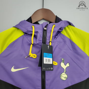Jaqueta Corta-Vento Tottenham 21/22 - Amarelo/lilás