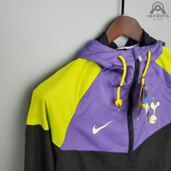 Jaqueta Corta-Vento Tottenham 21/22 - Amarelo/lilás