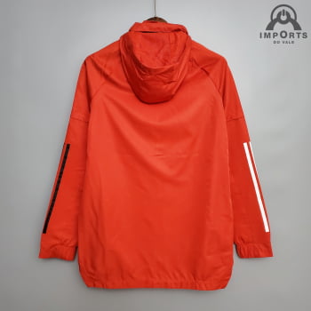 Jaqueta Corta-Vento Arsenal 20/21 - Vermelho Listrado