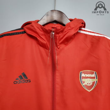 Jaqueta Corta-Vento Arsenal 20/21 - Vermelho