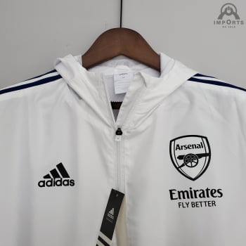 Jaqueta Corta-Vento Arsenal 22/23 - Branco