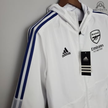 Jaqueta Corta-Vento Arsenal 22/23 - Branco