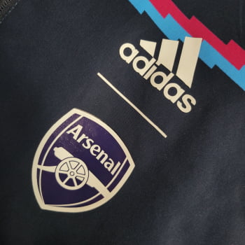 Jaqueta Corta-Vento Arsenal 23/24 - Azul Reversível 