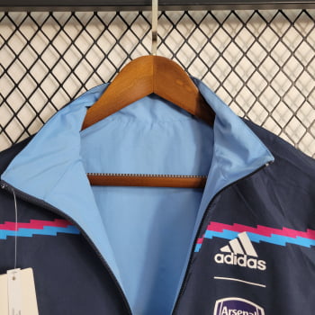Jaqueta Corta-Vento Arsenal 23/24 - Azul Reversível 