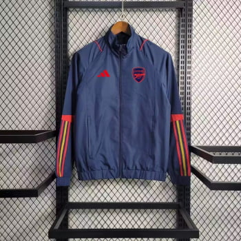 Jaqueta Corta-Vento Arsenal 23/24 - Azul/vermelho