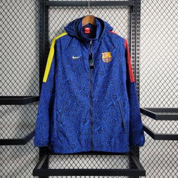 Jaqueta Corta-Vento Barcelona 23/24 - Azul Jaqueta Corta-Vento Barcelona 23/24 - Azul