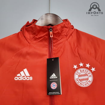 Jaqueta Corta-Vento Bayern de Munique 20/21 - Vermelho 