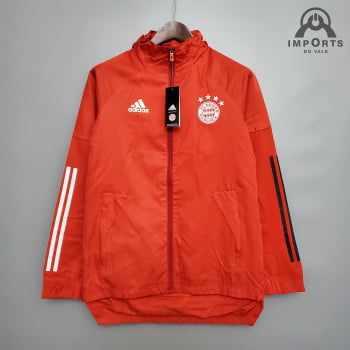 Jaqueta Corta-Vento Bayern de Munique 20/21 - Vermelho 