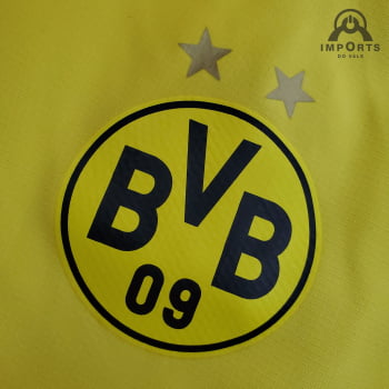 Jaqueta Corta-Vento Borussia Dortmund 21/22 - Amarelo/branco