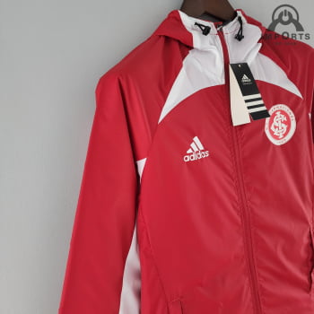 Jaqueta Corta-Vento Internacional 22/23 - Vermelho/branco
