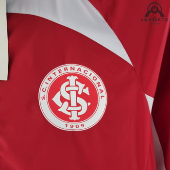 Jaqueta Corta-Vento Internacional 22/23 - Vermelho/branco