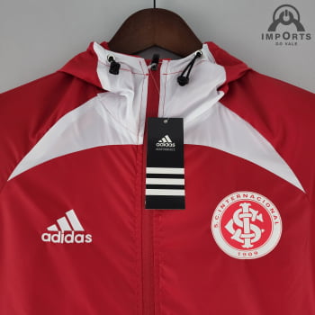 Jaqueta Corta-Vento Internacional 22/23 - Vermelho/branco