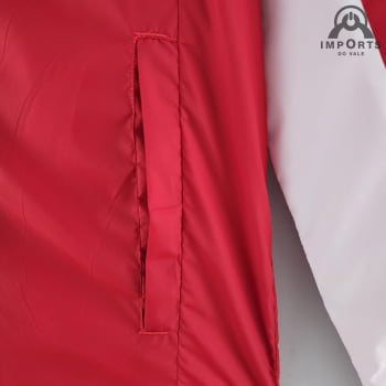 Jaqueta Corta-Vento Internacional 22/23 - Vermelho/branco