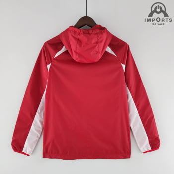 Jaqueta Corta-Vento Internacional 22/23 - Vermelho/branco