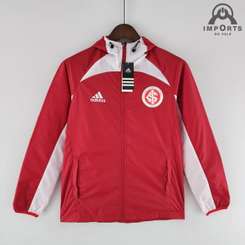 Jaqueta Corta-Vento Internacional 22/23 - Vermelho/branco