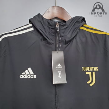 Jaqueta Corta-Vento Juventus 20/21 - Preto 